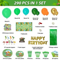 Dinosaur Party Decorations, Dinosaur Birthday Party Supplies for Kids Include…