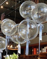 60 Pcs Bobo Balloons, 6 Different Size Clear Balloon for Stuffing Transparent…