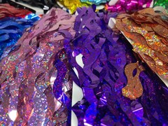 Wavy Foil Backdrop Fringe Tinsel Shimmer Curtain Door Wedding Birthday Party