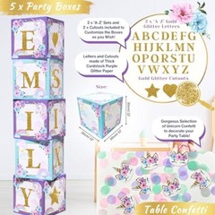 245 Pieces Unicorn Birthday Decorations for Girls Kit, All-in-1 Party Supplie…