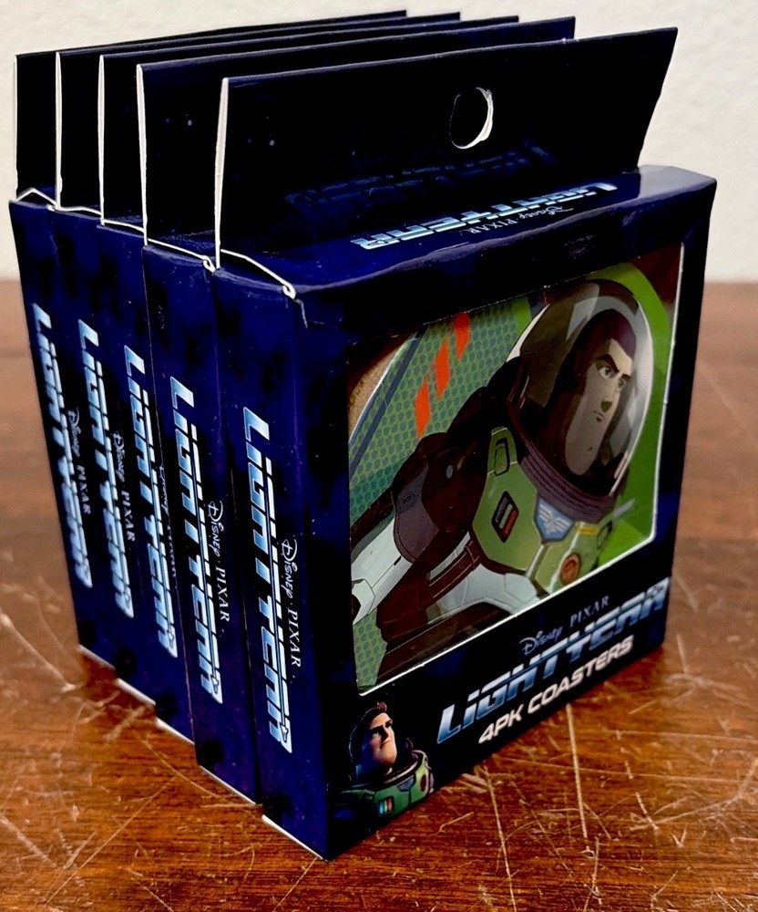 Disney Pixar Buzz Lightyear Drink Coasters 20 Kids Birthday Party Decorations