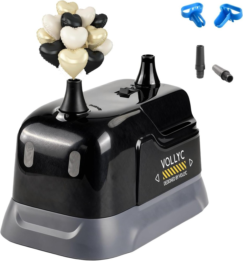 Electric Balloon Pump Dual Nozzle Inflator Machine for Party Birthday Decoration