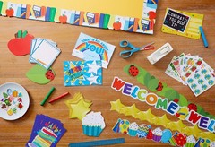 Notebook Paper Cut-Out Classroom Decorations for Teachers, 36 Pieces