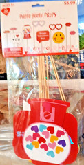 Valentines Day Photo Booth Props 10 Count Red White Party Decorations Favors New