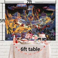 He Man Party Supplies Backdrop Banner Poster Photography Vinyl 7x5ft
