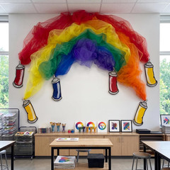 15 Pcs Art Party Decorations Kit Painting Splatter Birthday Party
