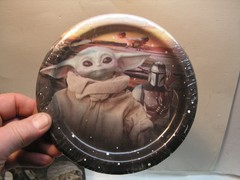 Star Wars Party Decorations Plates Baby Yoda Banner Tablecloth Etc. lot set