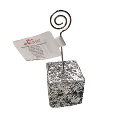Kate Aspen Silver Glitter Place Card Holders Party Wedding Birthday Lot of 10