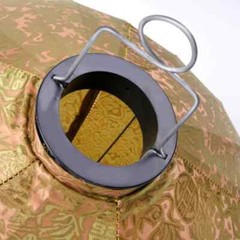 Retro Chinese Lantern Waterproof Cloth Party Festival Outdoor Decor Lantern