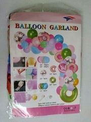 109 Pcs 16Ft Balloons Garland Donuts Decoration Kids Adults Happy Birthday Party