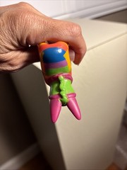 Vintage Miniature Donkey Piñata Multi color Plastic Dollhouse China