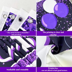 Graduation Decorations 2026 Yard Sign Large Class of 2026 Banner Purple Congr…