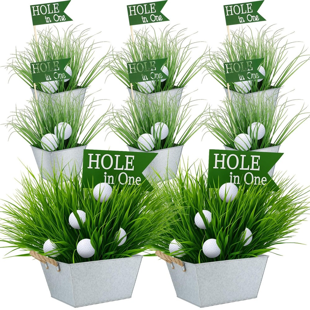 8 Set 162 Pcs Party Table Decorations Sport Themed Party Centerpieces 8 Metal…