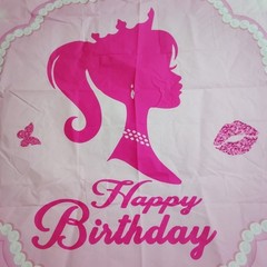 Pink Pearl Princess Birthday Backdrop, 5×7′ Girl’s Party, Crown & Sparkle Design