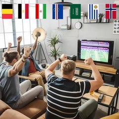 60ft Multi-Color Flags Banner for World Cup 2026 – Durable Double-Sided Decor