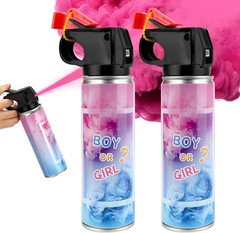 Gender Reveal Fire Extinguisher 2 Packs, Gender Reveal Smoker Bomb, Baby Girl Re