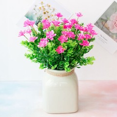 US 4/10pcs Faux Plastic Greenery Shrubs Plants for Home Garden Decor Party/Shop