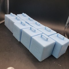 Cube Weight – 65 g Light Blue Balloon Weights for Helium Balloon Bouquet 10 Pcs