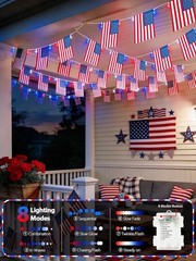 Waterproof 8 Modes Timer Independence Day