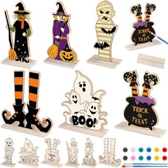 24 Sets Halloween Crafts for Kids Color Your Own Painting Halloween… Fast Ship