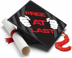 Customizable Black Graduation Cap Topper – Lightweight Plastic, Hand Wash Only