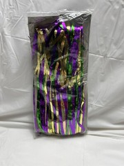 Party Deco Metallic Curtain Multi-Color 3 ft. wide x 8 ft. drop