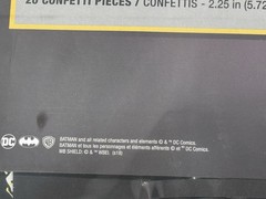 LOT OF 7 NEW DC Comics – Batman Table Decorating Kit – 3 Pieces Plus Confetti