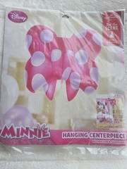 Disney Hallmark Set The Scene Minnie Mouse Birthday Party Kit 4pcs.