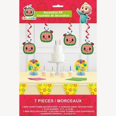 Cocomelon Party Decorations Includes Banners, Balloon Arch , And Photobooth…