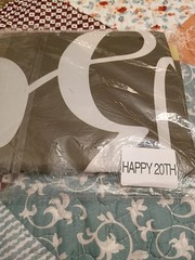 Large 9.8 x 1.6ft Happy 20th Birthday Large Banner, 20 Never Looked So Good