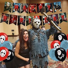 Friday The 13th Party Supplies,Horror Movie Jason Party Decorations Includes …