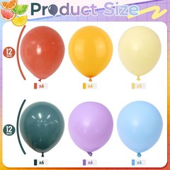 Boho Rainbow Balloon, Colorful Assorted Balloons Dusty Baby Orange Blue Dark …