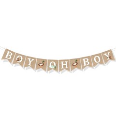 Mallard Duck Themed Boy Oh Boy Burlap Banner Hunting Party Decorations Mallar…