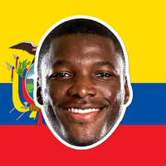 Ecuador Coast National Team Big Head Cutout – Joel Ordóñez, John Yeboah