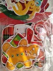 Merry Christmas Party Decorations Banner Dangling Santa Gingerbread More