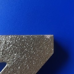 Gold Glitter Number 3 Decor