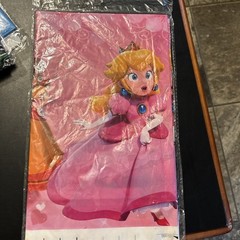 1 Pack Princess Peach Tablecloth Birthday Party Supplies Decorations