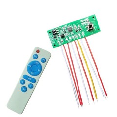 Solar Garden Light Circuit Board with Remote Control for Dual White Yellow LEDs