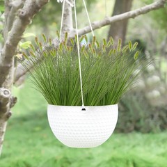 Betylifoy 10 Bundles Artificial Grass Plants Outdoor Fake Shrubs 10PCS, Green