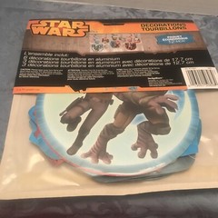 NEW DESIGNWARE AMSCAN STAR WARS PARTY VALUE PACK 12 PACK SWIRL DECORATIONS