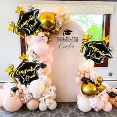 3Pcs Graduation Cap Balloons Large Congrats Grad Foil Balloons for Class of 2…