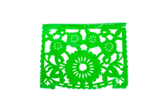 Papel Picado Banner Fiesta Party Plastic Mexican Colors 16ft long (5m)
