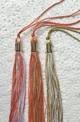 2025 2026 GRADUATION TASSEL & YEAR CHARM, 1 & 2 TONE, RED WHITE BLUE, RAINBOW