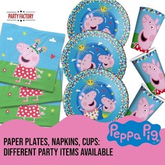 Peppa Pigg paper napkins multicolored 20 pcs 12.9×12.9 in 3 ply