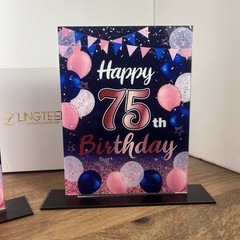 happy 75th birthday Table Party Decorations