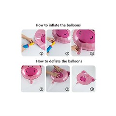 Birthday Party Decoration Safari Theme Banner and Foil Balloon Set