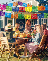 36 FT Cinco De Mayo Decorations, 2 Pack Mexican Party Banner, Plastic Fiesta Ban