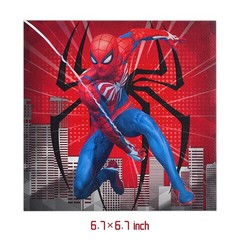 81 pcs Spider-Man birthday party supplies 10 guests.
