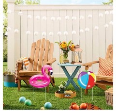 Pool Party Tabletop & Yard Decorations – Summer Bash Party Decor Beach Party