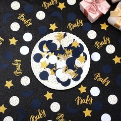 400 PCS Baby Shower Confetti Decorations Table Dots Gender Reveal Moon Star